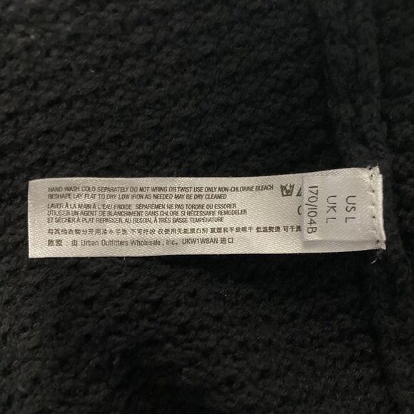 Free People Hailee Sweater Jumper Sleeveless Romper Pockets Large FP Beach Black - Picture 8 of 16